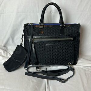 MZ Wallace Britt Black w/Royal trim